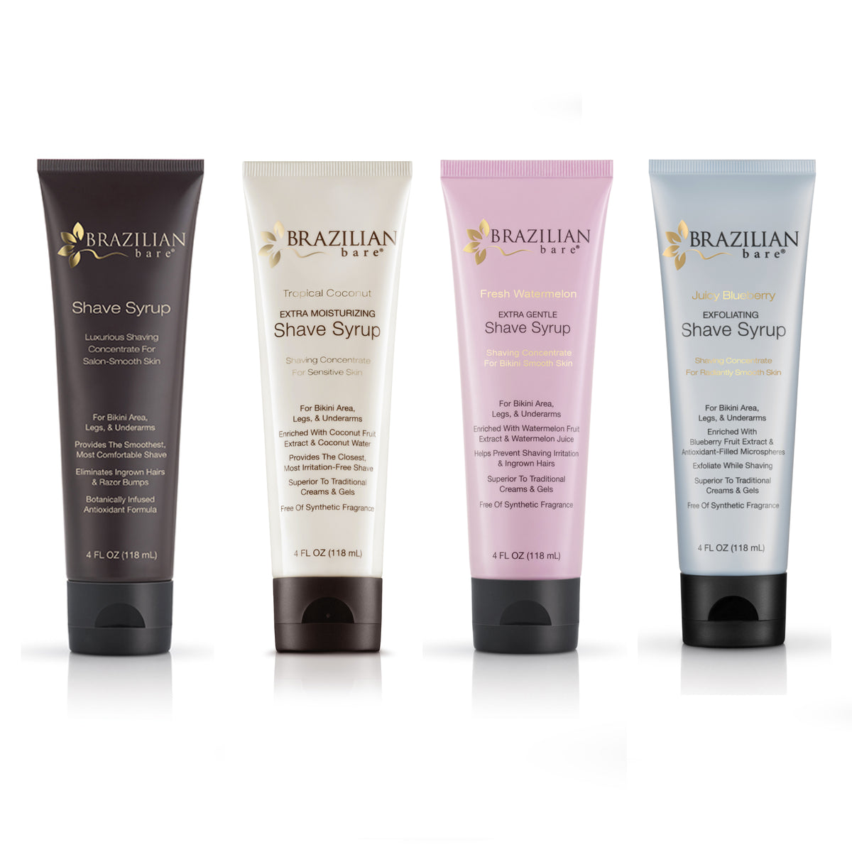 The Brazilian Bare Shave Syrup Set