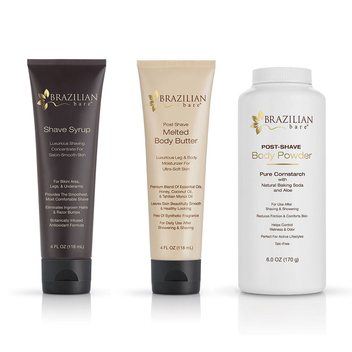 Brazilian Bare Shave Solution Set