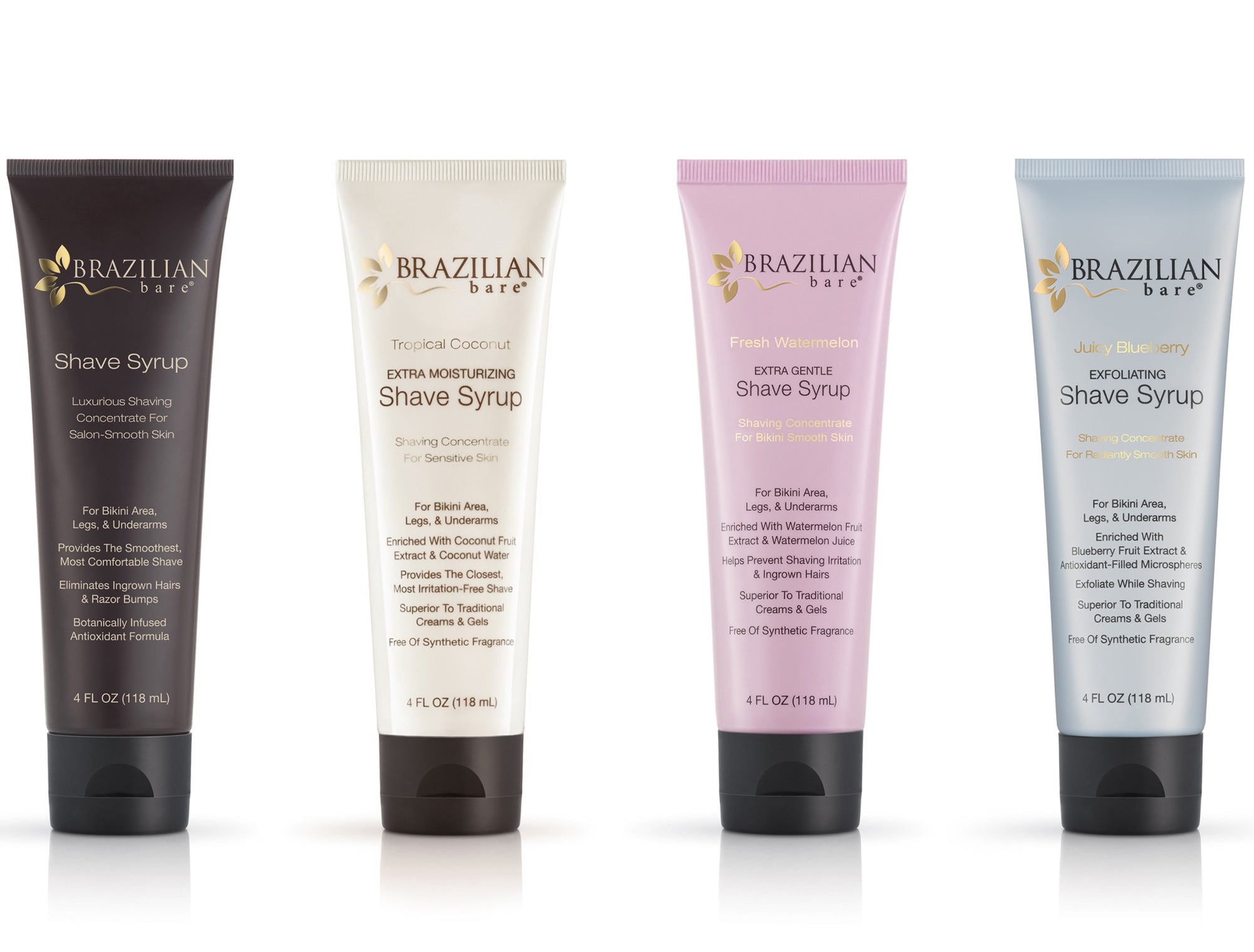 Best Women's Shaving Products Brazilian Bare Shave Syrup Set